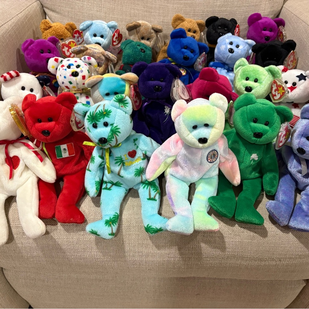Colorful Plush Bear Collection